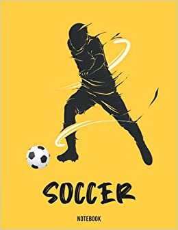 indir Soccer Notebook for Association Football Players and Fans: Ruled Paper with Thematic Interior | 8,5 x 11 Inches (Large) | 120 Pages (Softcover)