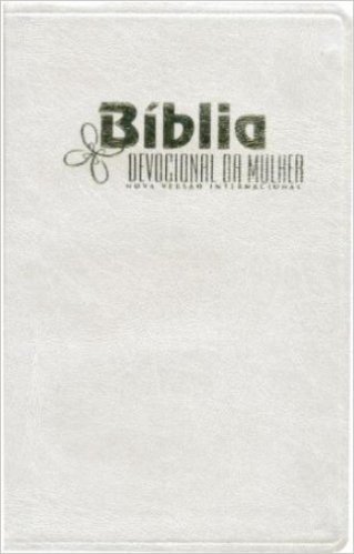 Bíblia Nova Versão Internacional Devocional da Mulher. Capa Luxo Perola
