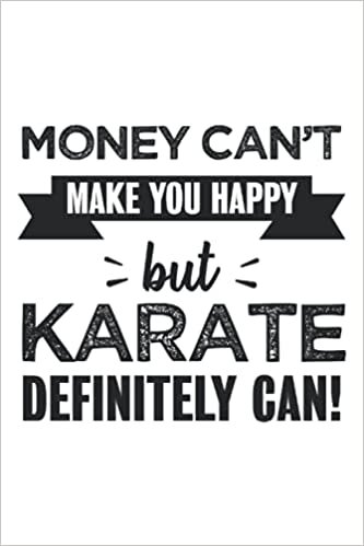 indir Karate makes you happy Funny Gifts: 6x9 Notes, Diary, Journal 110 Page