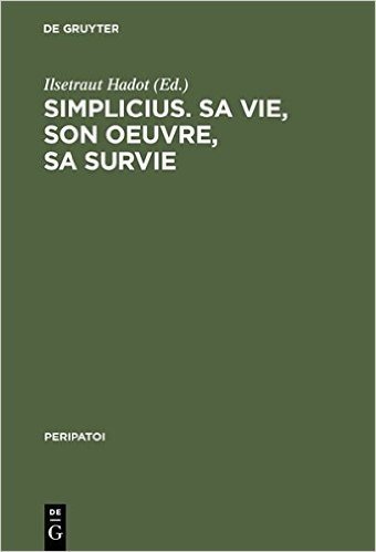 Simplicius, Sa Vie, Son Oeuvre, Sa Survie baixar