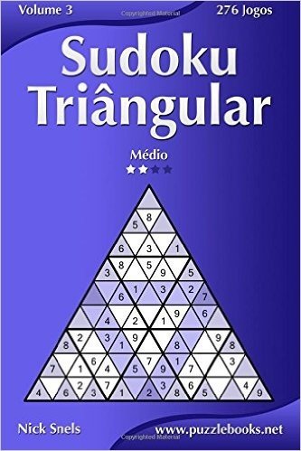 Sudoku Triangular - Medio - Volume 3 - 276 Jogos