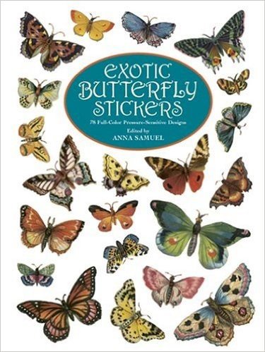 Exotic Butterfly Stickers