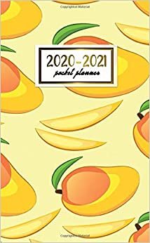 indir 2020-2021 Pocket Planner: Cute Two-Year (24 Months) Monthly Pocket Planner &amp; Agenda | 2 Year Organizer with Phone Book, Password Log &amp; Notebook | Nifty Tropical Mango Print