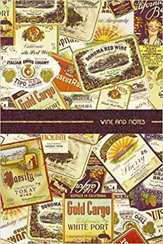 indir Wine and Notes: Cool Vintage Wine Journal Notebook to Write in 6x9 150 lined pages