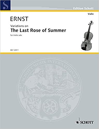 The Last Rose of Summer: Violine. (Edition Schott)