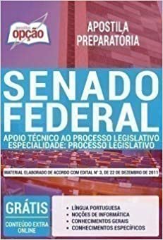 Apostila Senado Federal Apoio Técnico Processo Legislativo