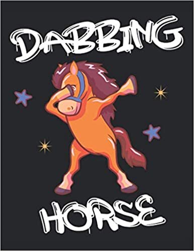 indir Dancing Horse Dabbing Horse: Notebook | Dots, Letter (8.5&quot;x11&quot; (21.59 x 27,94 cm)), 120 pages, cream paper, glossy cover