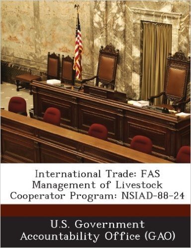 International Trade: Fas Management of Livestock Cooperator Program: Nsiad-88-24