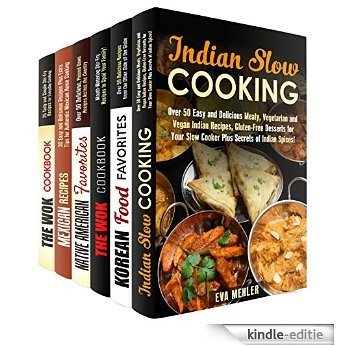 Authentic Recipes Box Set (6 in 1): Over 200 Healthy, Delicious Recipes from All Over the World Plus Indian, Mexican, Korean, native American Cooking Tips ... Recipes & Slow Cooker) (English Edition) [Kindle-editie] beoordelingen