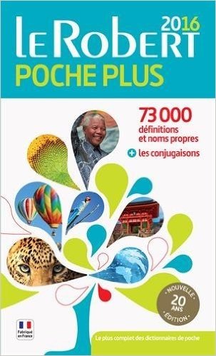 Dictionnaire Le Robert de poche plus 2016
