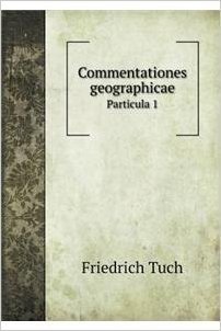 Commentationes Geographicae Particula 1