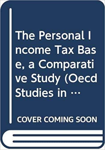 indir The Personal Income Tax Base: A Comparative Survey (Oecd Studies in Taxation)