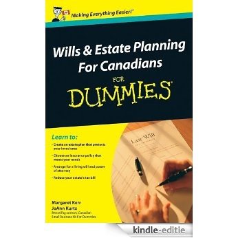Wills and Estate Planning For Canadians For Dummies [Kindle-editie]