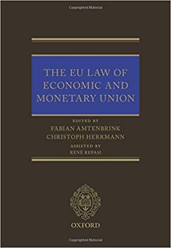 indir EU Law of Economic &amp; Monetary Union