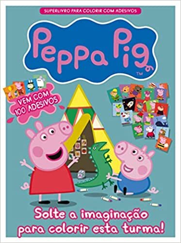 Peppa Pig - Superlivro Para Colorir com Adesivos