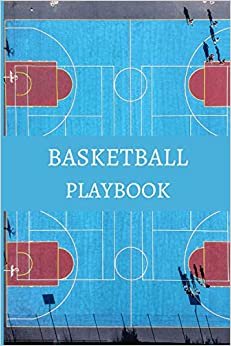 indir Basketball Playbook: Blank Court Diagrams for Drawing Up Plays - Basketball Notebook
