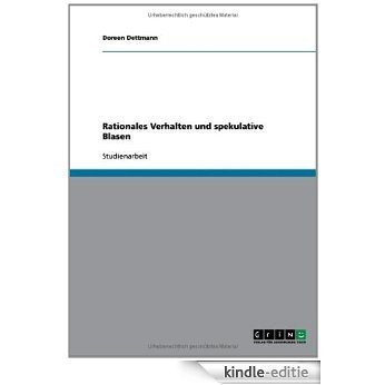Rationales Verhalten und spekulative Blasen [Kindle-editie] beoordelingen
