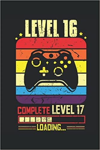indir Level 16 Complete Level 16 Loading: Vintage Birthday Gaming Notebook Perfect for the Gamer | Lined Notebook Journal ToDo Exercise Book or Diary 6 x 9 (15.24 x 22.86 cm) with 120 pages