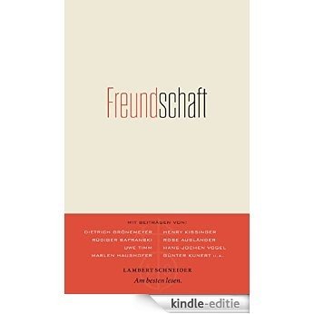 Freundschaft (German Edition) [Kindle-editie]