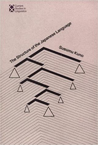 The Structure of the Japanese Language (Current Studies in Linguistics Series, Band 3)