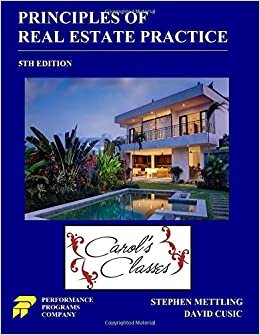 indir Principles of Real Estate Practice - Carol&#39;s Classes