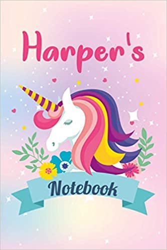 Harper's Notebook: Composition Notebook | Wide Ruled Paper Notebook Journal | Nifty Wide Blank Lined Workbook for s Kids Students Girls for Home School College