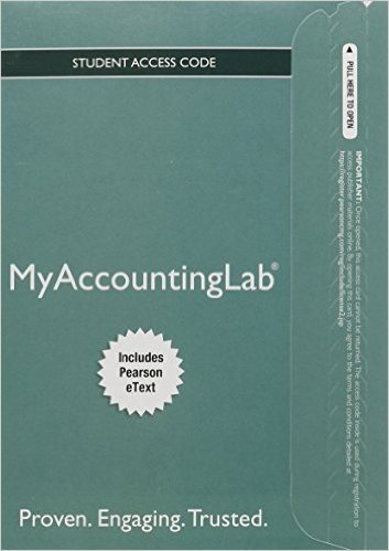 Myaccountinglab with Pearson Etext -- Access Card -- For Prentice Hall's Federal Taxation 2016 Comprehensive