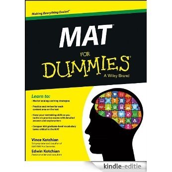 MAT For Dummies (For Dummies (Career/Education)) [Kindle-editie]