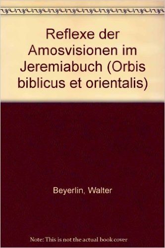 Reflexe Der Amosvisionen Im Jeremiabuch