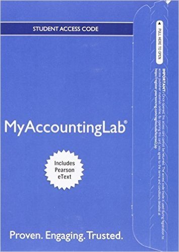 Myaccountinglab with Pearson Etext -- Access Card -- For Prentice Hall's Federal Taxation 2016 Corporations, Partnerships, Estates & Trusts