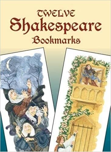 Twelve Shakespeare Bookmarks (Dover Bookmarks) indir