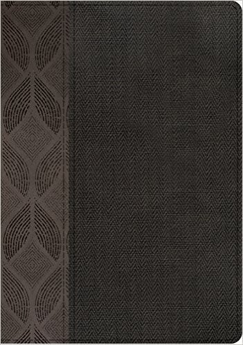 Rvr 1960 Biblia Compacta Letra Grande, Geometrico/Twill Gris Simil Piel Con Indice