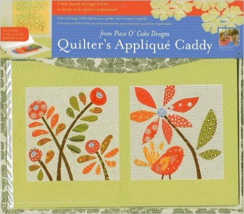 Quilter S Applique Caddy: 3 Felt-Lined Storage Folios Keep Your Fabric Pieces Organized