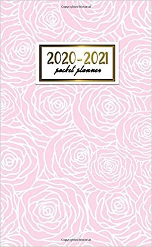 indir 2020-2021 Pocket Planner: 2 Year Pocket Monthly Organizer &amp; Calendar | Cute Floral Two-Year (24 months) Agenda With Phone Book, Password Log and Notebook | Nifty Pink Rose Pattern