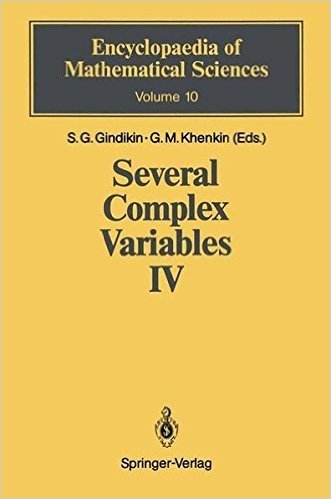 Several Complex Variables IV: Algebraic Aspects of Complex Analysis