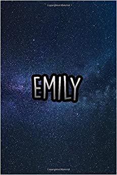 Emily: Personalised Name Lined Notebook / Diary / Note / Journal