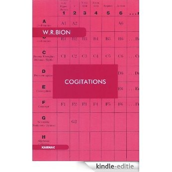 Cogitations [Kindle-editie]
