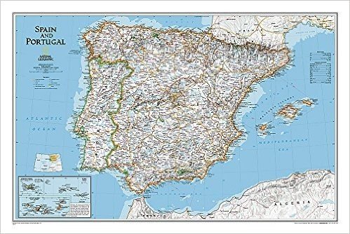 Spain and Portugal Classic [Laminated]