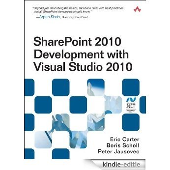 SharePoint 2010 Development with Visual Studio 2010 (Microsoft Windows Development Series) [Kindle-editie]
