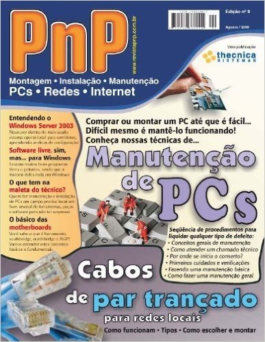 PnP Digital nº 9 - Manutenção de PCs, Cabos de par trançado