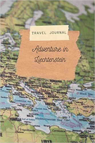 indir Travel Journal Adventure in Liechtenstein: 110 Lined Diary Notebook for Exlorer and Travelers in Europe | Travel Diary for Your Adventure Vacation Trip