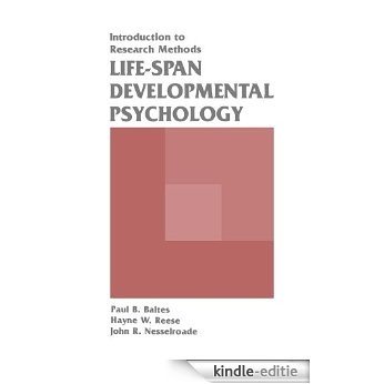 Life-span Developmental Psychology: Introduction To Research Methods [Kindle-editie]