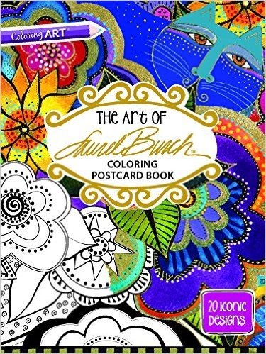 The Art of Laurel Burch Coloring Postcard Book: 20 Iconic Designs
