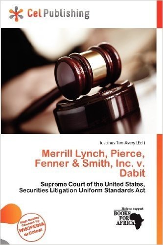 Merrill Lynch, Pierce, Fenner & Smith, Inc. V. Dabit