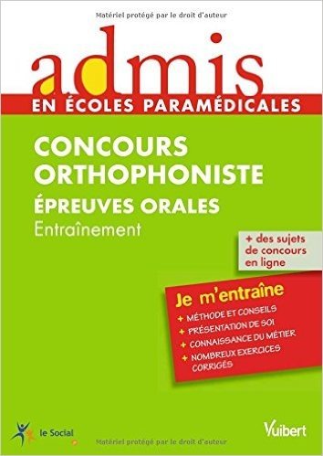 Concours Orthophoniste - Epreuves orales