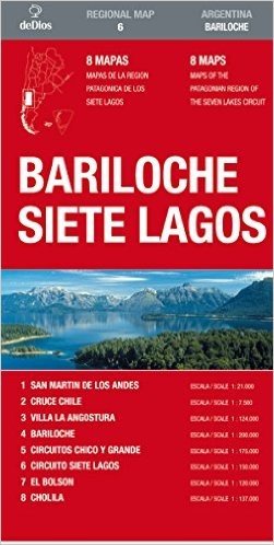 Argentina. Bariloche y Siete Lagos. Regional Map - Número 6