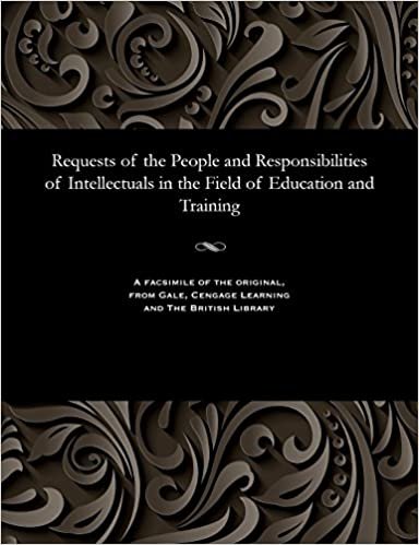 indir Requests of the People and Responsibilities of Intellectuals in the Field of Education and Training