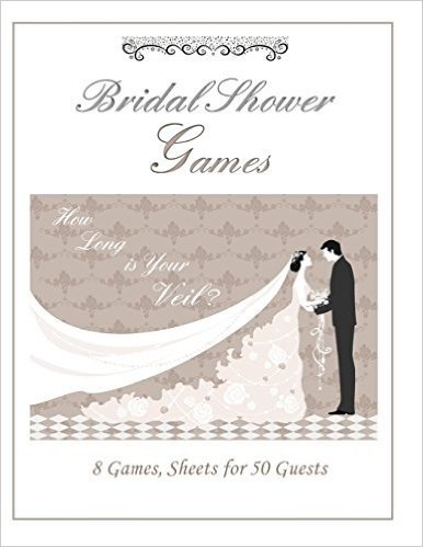 8 Games, Sheets for 50 People: Bridal Shower Games