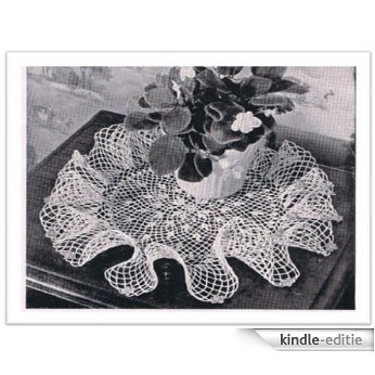 #2464 AFRICAN VIOLET RUFFLE DOILY VINTAGE CROCHET PATTERN (English Edition) [Kindle-editie]