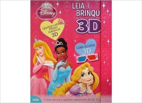 Princesas. Leia e Brinque em 3D (+ Quebra-Cabeça, Poster e Adesivos)